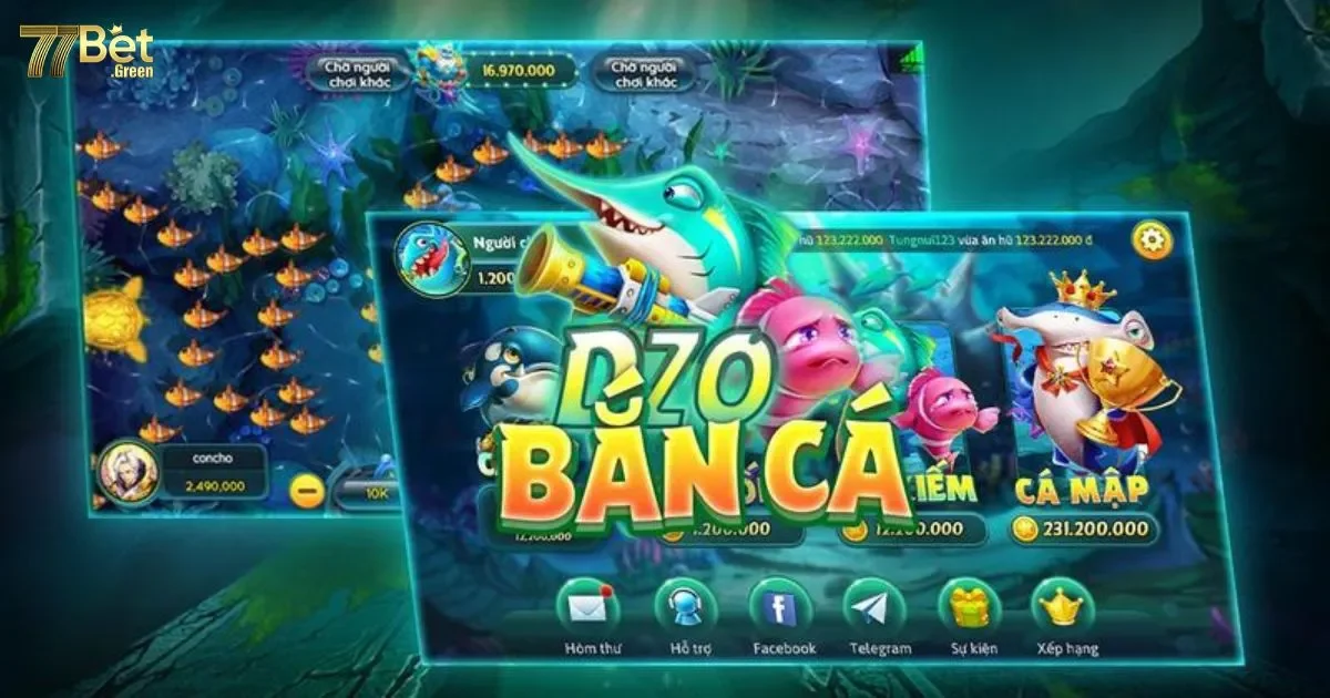 Bắn Cá Jackpot 77bet: Cách săn Jackpot trong trò chơi bắn cá 77bet