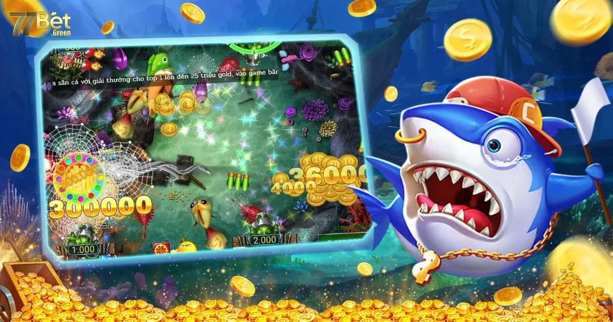 Bắn Cá Phát Lộc 77bet: Cách săn cá phát lộc để thu nhiều xu tại 77bet