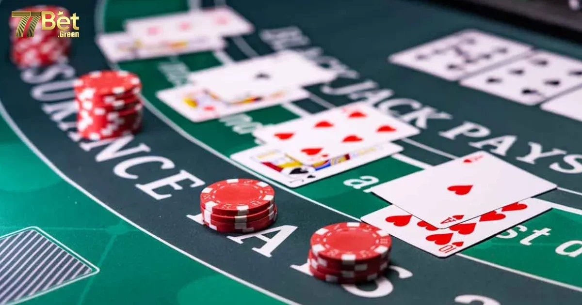 Làm thế nào để tính toán bài hiệu quả trong Blackjack 77bet?