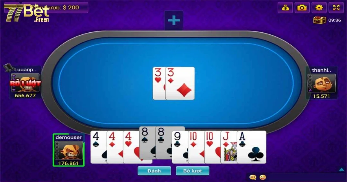 Game bài Sâm lốc 77bet: Hướng dẫn chơi và luật lệ
