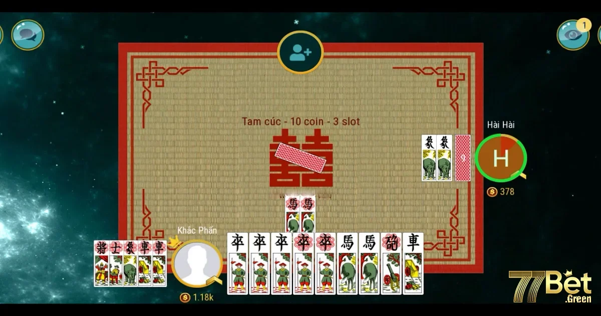 Game bài Tam cúc 77bet: Hướng dẫn cách chơi từ A đến Z