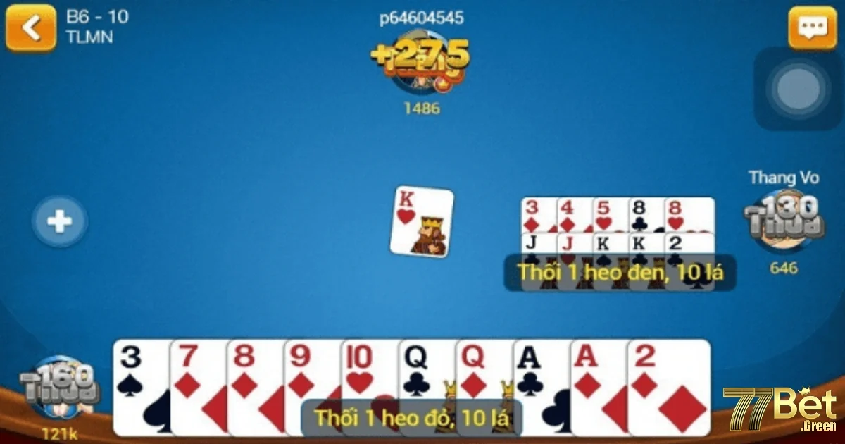 Game Bài Tú Lơ Khơ 77bet: Tìm Hiểu Về Cách Chơi Bài Cơ Bản 2 Game bài Tú lơ khơ 77bet: Hướng dẫn luật chơi